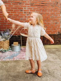 D & J Industries Girls Angel Eyes Dress - Ivory 11 D & J Industries Girls Angel Eyes Dress - Ivory