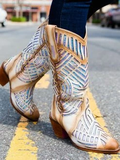 Alig Tannery New Arrivals Retro Cowgirl Boots