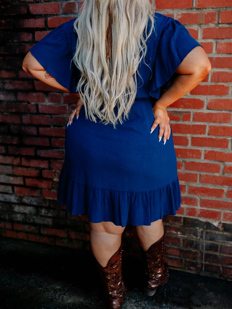 D & J Industries Never Lookin Back Dress - Navy Sale! 4 D & J Industries Never Lookin Back Dress - Navy Sale!