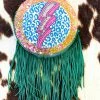 Southern Custom Designs Leopard Lightning Bolt Fringe Freshie