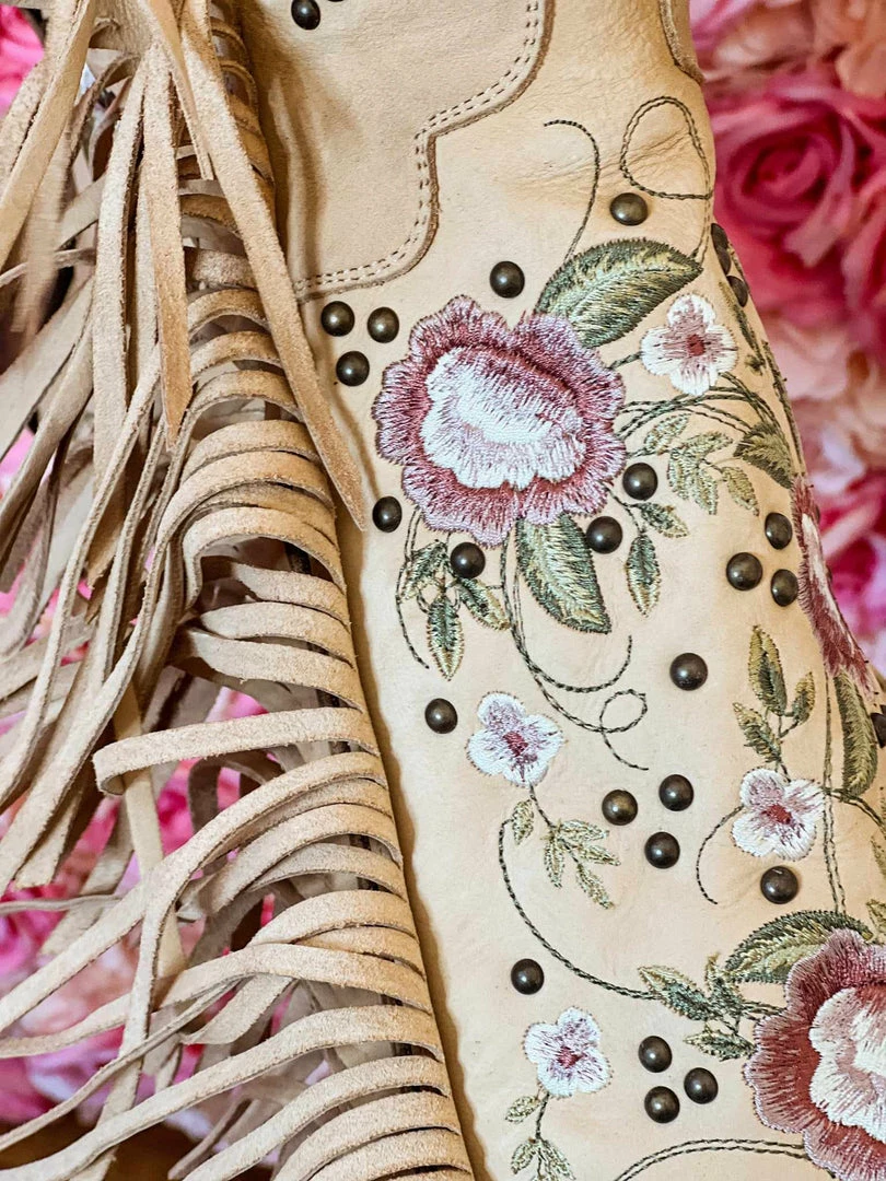 Lane Boots New Arrivals Wallflower Boho Fringe Boot By Lane - Shadow Bone 5 Lane Boots New Arrivals Wallflower Boho Fringe Boot By Lane - Shadow Bone