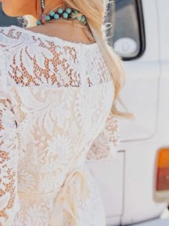 D & J Industries Always Be Mine Dress - White/Neutral 12 D & J Industries Always Be Mine Dress - White/Neutral