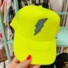 FayCo Accessories Neon Lightning Trucker Hat