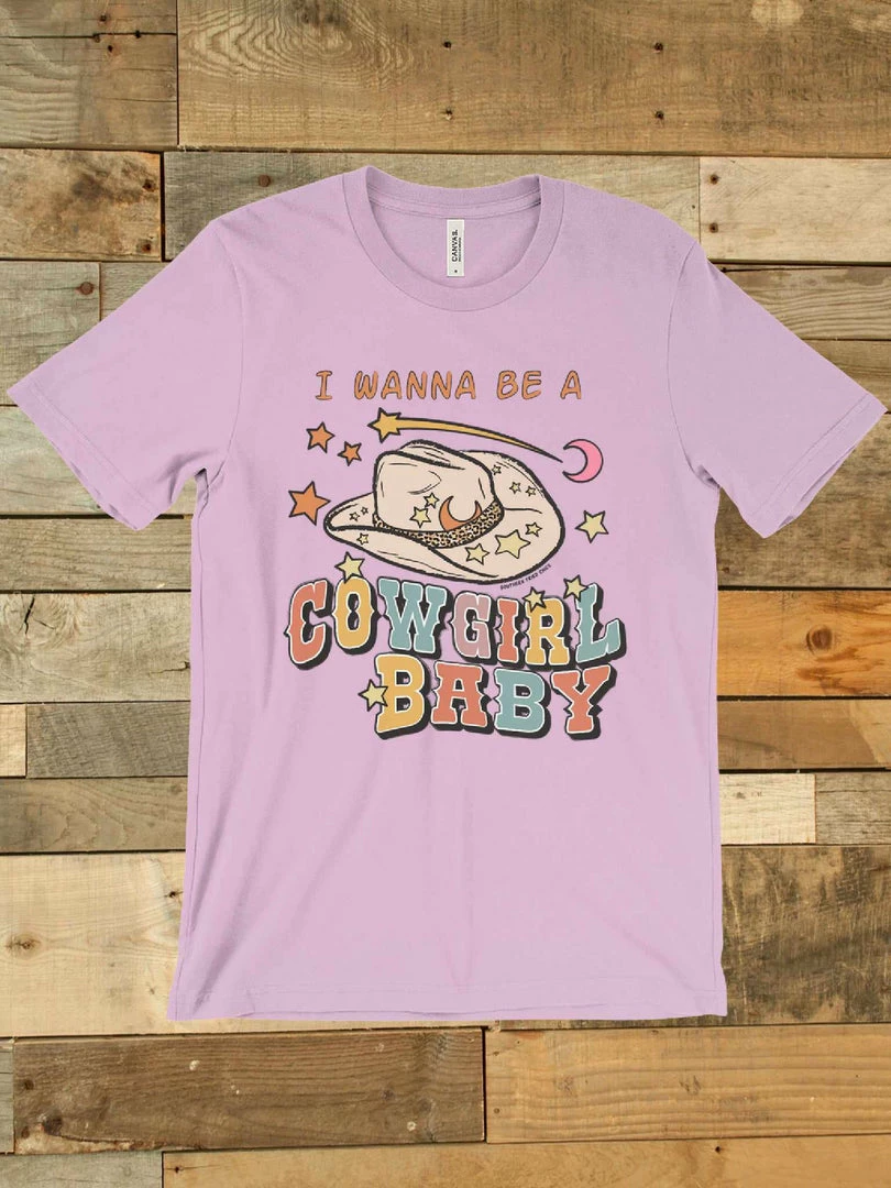 GTN New Arrivals I Wanna Be A Cowgirl Baby T-shirt 6 GTN New Arrivals I Wanna Be A Cowgirl Baby T-shirt