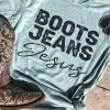 Buckin Barn Tees Boots Jeans Jesus Tee 2 Buckin Barn Tees Boots Jeans Jesus Tee