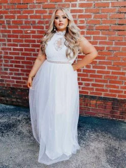 D & J Industries Call You Mine Dress - White