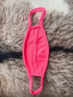 Southern Fried Chics Childs Stretchy Face Mask - Neon Pink