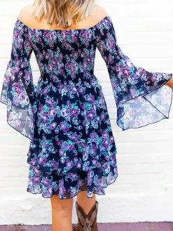 Southern Fried Chics Dresses Concert Ready — Floral Western Dress