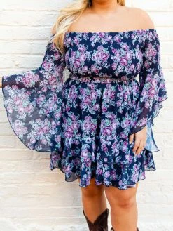 Southern Fried Chics Dresses Concert Ready — Floral Western Dress
