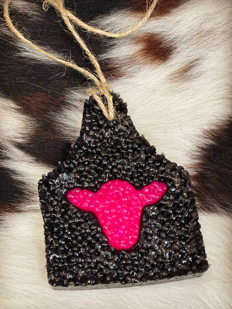 Buckin Baby Wholesale Cow Tag Freshie 3 Buckin Baby Wholesale Cow Tag Freshie