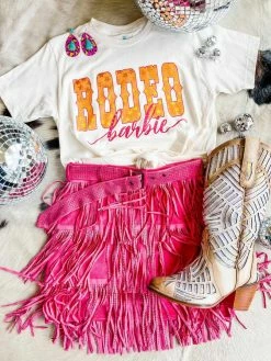 4B Custom Designs LLC Rodeo Barbie T-shirt