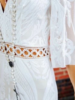 D & J Industries Dance With You Dress - White