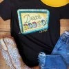 4B Custom Designs LLC Dear Rodeo Tee - Black Clothing