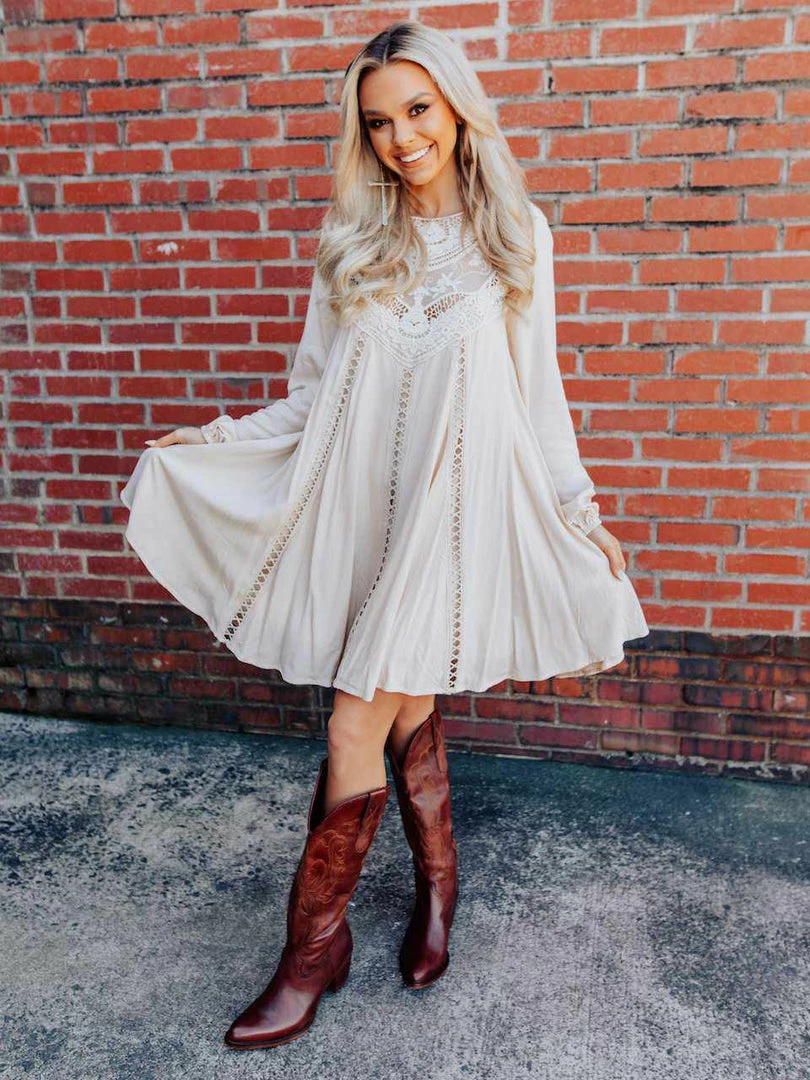 D & J Industries Sale! Every Little Thing Dress - Ivory 3 D & J Industries Sale! Every Little Thing Dress - Ivory