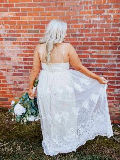 D & J Industries Feel Like A Lady Dress - Ivory