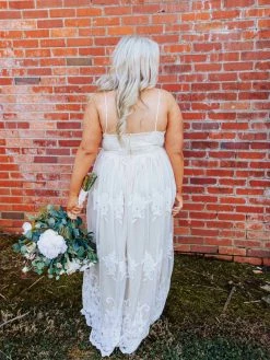 D & J Industries Feel Like A Lady Dress - Ivory