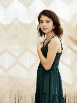 Dongguan Haohoo Clothing CO., Ltd Girls Southbound Dress - Evergreen Sale!