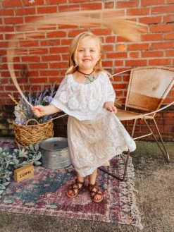 D & J Industries Heart Skips A Beat Dress - Ivory