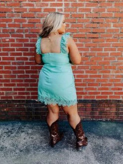 D & J Industries Hello Beautiful Dress - Mint