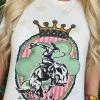 4B Custom Designs LLC New Arrivals Cowgirl Queen Star T Shirt