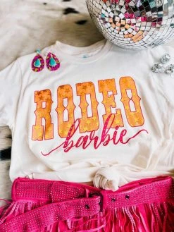 4B Custom Designs LLC Rodeo Barbie T-shirt