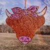 Southern Custom Designs Sparkly Highland Cow Freshie