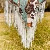 Southern Custom Designs New Arrivals Turquoise And Cow Sassy Steer Fringe Freshie 1 Southern Custom Designs New Arrivals Turquoise And Cow Sassy Steer Fringe Freshie