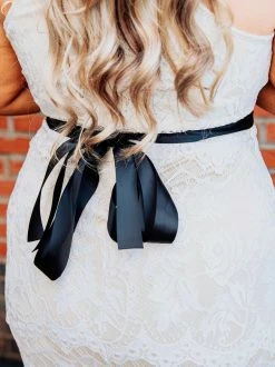 Luxe Apparel Infinite Rhinestone Belt - Black Ribbon And Gold 7 Luxe Apparel Infinite Rhinestone Belt - Black Ribbon And Gold