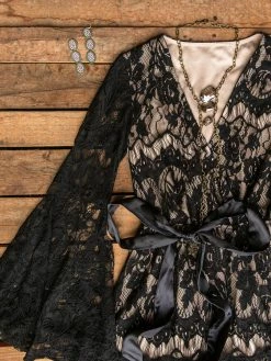 D & J Industries Co., LTD. Lacey Belle Dress - Black 21 D & J Industries Co., LTD. Lacey Belle Dress - Black