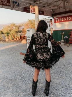 D & J Industries Co., LTD. Lacey Belle Dress - Black 17 D & J Industries Co., LTD. Lacey Belle Dress - Black