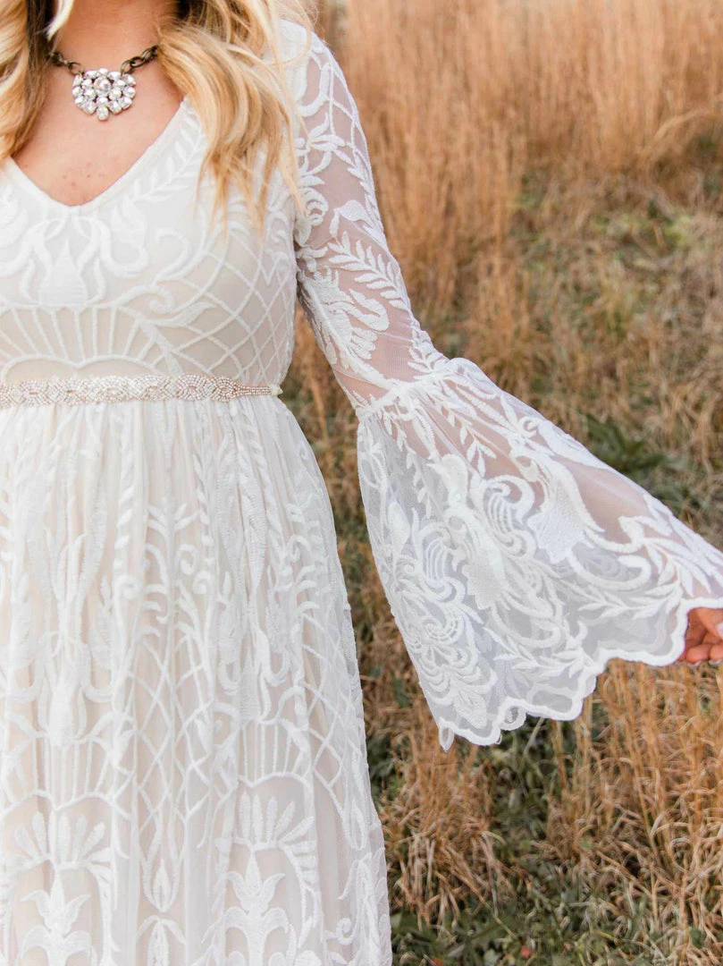 D & J Industries Look Famous Tonight Dress - White/Neutral 7 D & J Industries Look Famous Tonight Dress - White/Neutral