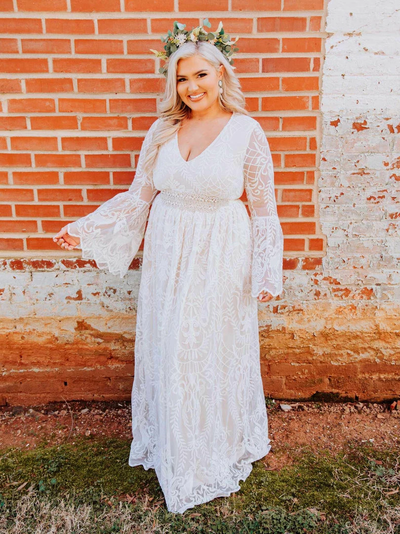 D & J Industries Look Famous Tonight Dress - White/Neutral 8 D & J Industries Look Famous Tonight Dress - White/Neutral