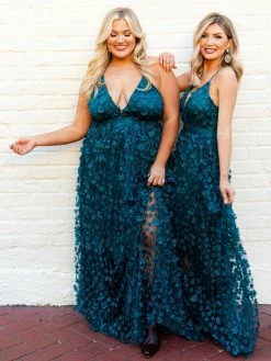 D & J Industries Bridal Look So Good — Boho Bridesmaid Dress In Green