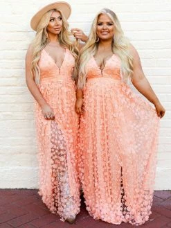 D & J Industries Look So Good — Boho Bridesmaid Dress In Pink