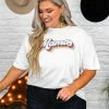 Bling-A-Gogo Mama Vintage Tee - White