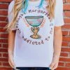 Miss Mud Pie Maybe Margaritas Are Addicted To Me Tee - White Tees 1 Miss Mud Pie Maybe Margaritas Are Addicted To Me Tee - White Tees