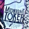 Miss Mud Pie Midnight Toker Tee - White 1 Miss Mud Pie Midnight Toker Tee - White