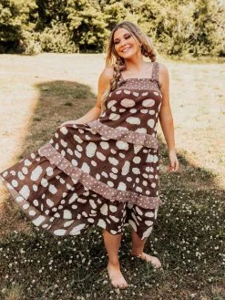 Bucket List Mocha Days Midi Dress