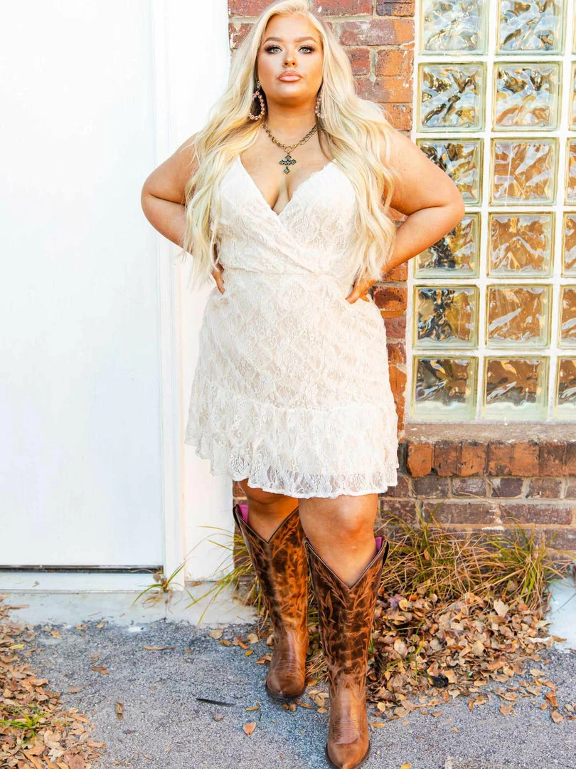 D & J Industries Bridal One Of The Good Ones — Boho Mini Dress In White 7 D & J Industries Bridal One Of The Good Ones — Boho Mini Dress In White