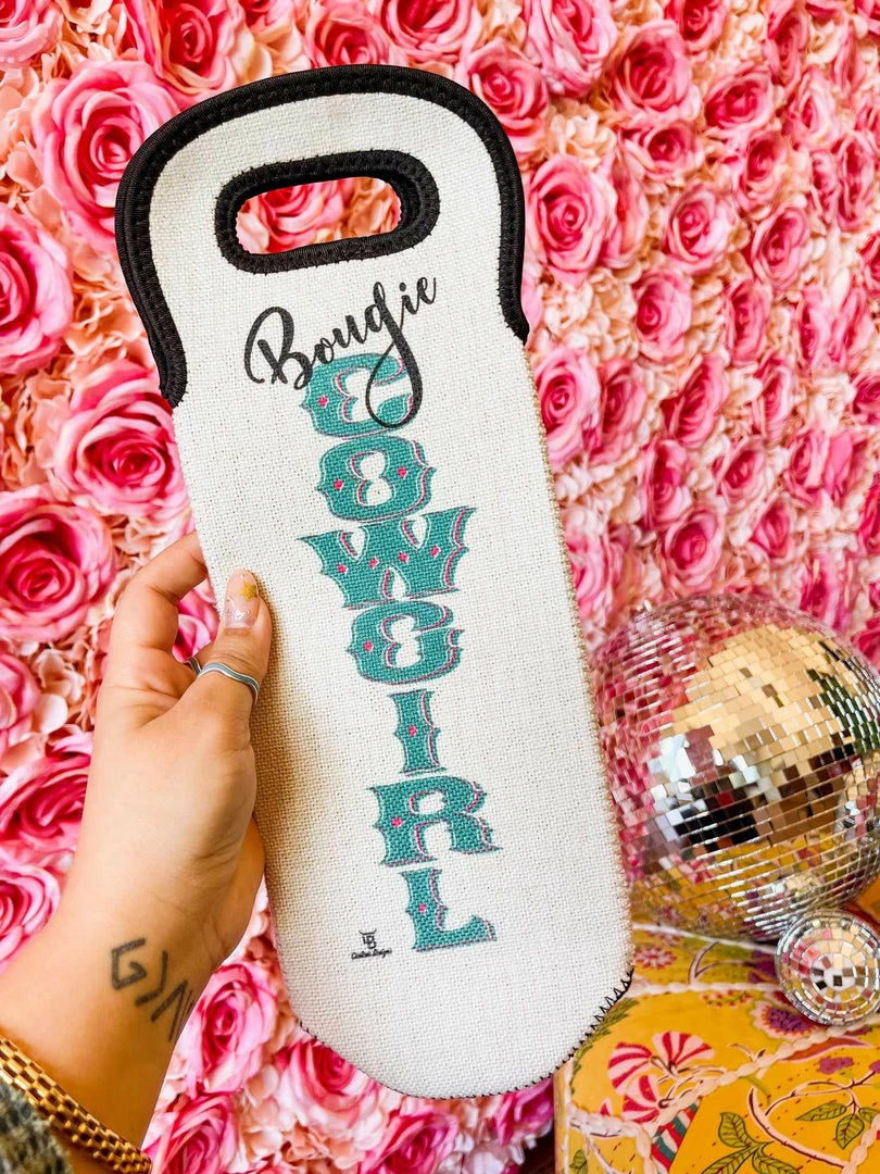4B Custom Designs LLC Bougie Cowgirl Wine Bottle Koozie New Arrivals 3 4B Custom Designs LLC Bougie Cowgirl Wine Bottle Koozie New Arrivals