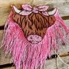 Southern Custom Designs Accessories Fringe Highland Cow Freshie 2 Southern Custom Designs Accessories Fringe Highland Cow Freshie