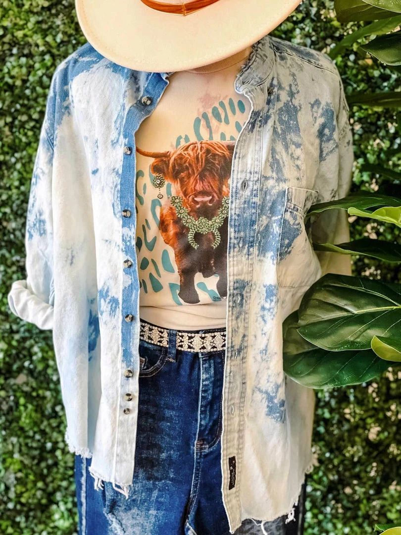 Raisin Arrows Trailer Park Pretty Denim Shirt 4 Raisin Arrows Trailer Park Pretty Denim Shirt