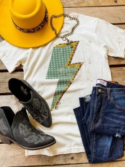 Raisin Arrows Summer Fever Collection Bling Bolt Tee