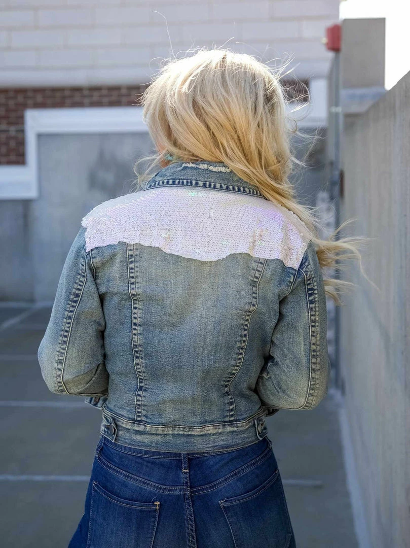 Dongguan Haohoo Clothing CO., Ltd The Jean Jacket - Light Sequin 5 Dongguan Haohoo Clothing CO., Ltd The Jean Jacket - Light Sequin