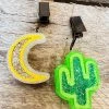 Southern Custom Designs Moon And Cactus Freshie Vent Clips 2 Southern Custom Designs Moon And Cactus Freshie Vent Clips
