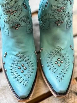 Lane Boots Cossette Boot By Lane - Turquoise Blaze 8 Lane Boots Cossette Boot By Lane - Turquoise Blaze