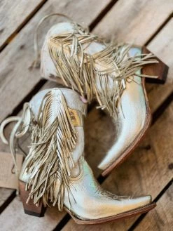 Lane Boots New Arrivals Spirit Animal Shortie - Champagne Metallic