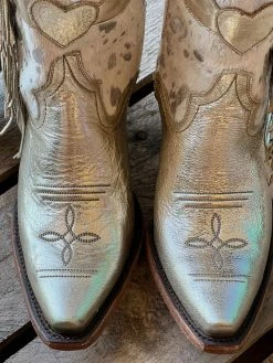 Lane Boots New Arrivals Spirit Animal Shortie - Champagne Metallic