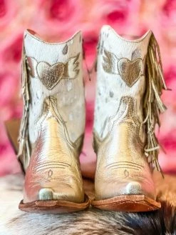 Lane Boots New Arrivals Spirit Animal Shortie - Champagne Metallic