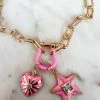 Treasure Jewels, Inc. Good Luck HorseShoe Pink Charms New Arrivals
